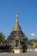 Thailand: Burmese-style chedi, Wat Chetawan (Jetawan), Chiang Mai, northern Thailand